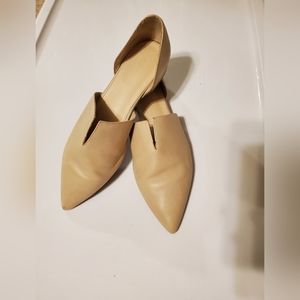 Com + Sens leather point toe flat
